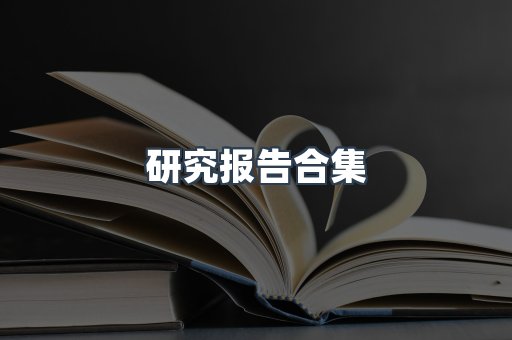 研究报告合集